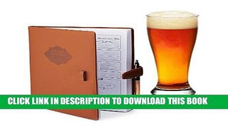 Collection Book Home brew Journal for Craft Beer Homebrewers | Homebrew Logbook w/ space for 70+