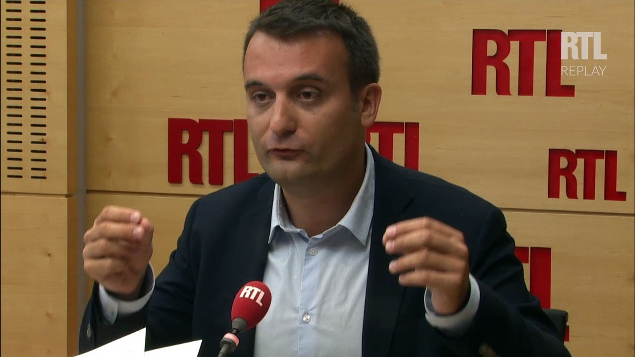 Florian Philippot était l'invité de RTL le 24 août 2016