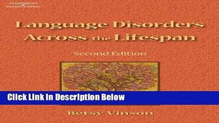 [Fresh] Language Disorders Across the Lifespan New Books