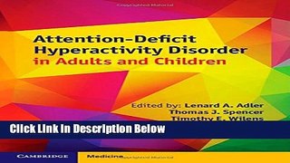 [Fresh] Attention-Deficit Hyperactivity Disorder in Adults and Children Online Books