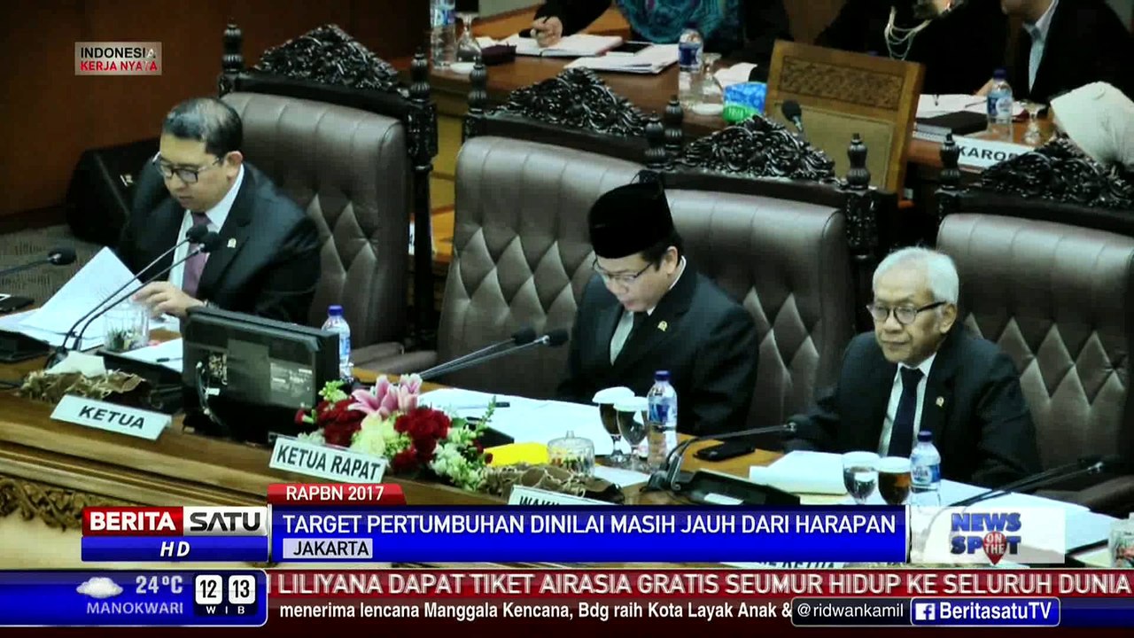DPR Sepakat RAPBN 2017 Dibahas ke Tingkat Teknis