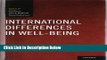 [Best] International Differences in Well-Being (Positive Psychology) Online Ebook