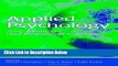 [Get] Applied Psychology: New Frontiers and Rewarding Careers (Stauffer Symposium on Applied