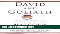 [Get] David and Goliath: Underdogs, Misfits, and the Art of Battling Giants Online New