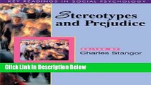 [Reads] Stereotypes and Prejudice: Key Readings (Key Readings in Social Psychology) Online Ebook