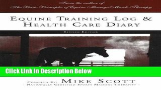 [Fresh] Equine Training Log and Health Care Diary New Books