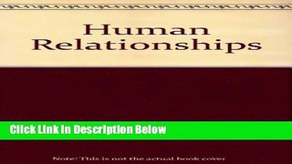 [Get] Human Relationships Free New