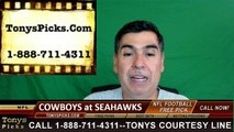 Seattle Seahawks vs. Dallas Cowboys Free Pick Prediction NFL Pro Football Odds Preview 8-25-2016