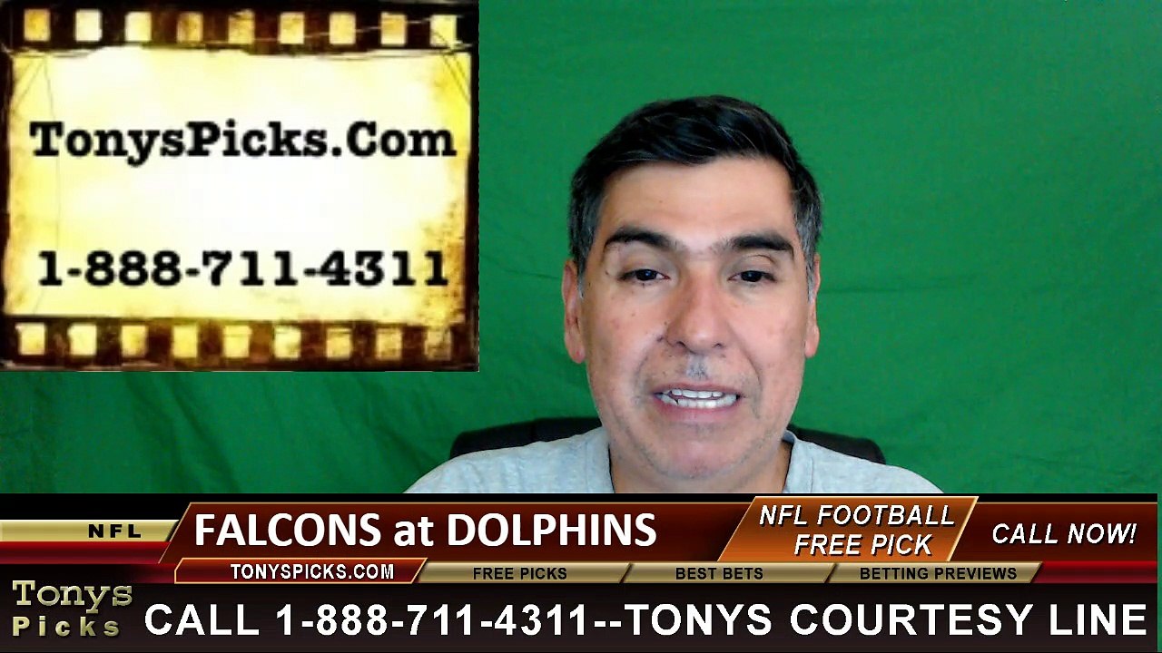 Miami Dolphins vs. Atlanta Falcon Free Pick Pre...