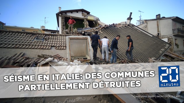 Séisme en Italie: La commune d'Amatrice partiellement détruite