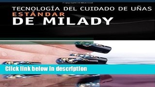 [Get] Spanish Translated Milady s Standard Nail Technology Free New