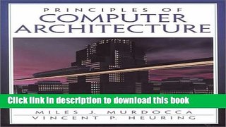 Read Principles of Computer Architecture  Ebook Free