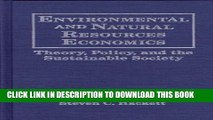 Collection Book Environmental and Natural Resources Economics: Theory, Policy and the Sustainable