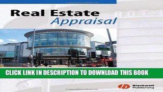 New Book Real Estate Appraisal: From Value to Worth