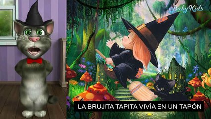 La Brujita Tapita Canción para Bebes y Niños (Con Letras)
