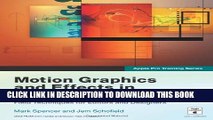 New Book Apple Pro Training Series: Motion Graphics and Effects in Final Cut Studio 2