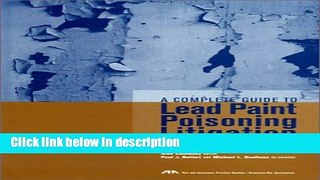 [Get] A Complete Guide to Lead Paint Poisoning Litigation Free New