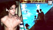 Shahrukh's Son Aryan HOT At Pool Party