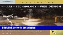 [Get] Exploring the Art and Technology of Web Design (Graphic Design/Interactive Media) Free PDF