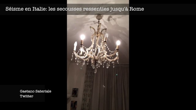 Séisme en Italie: les secousses ressenties jusqu'à Rome