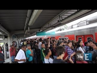 Pane lota plataformas na Linha 9-Esmeralda da CPTM