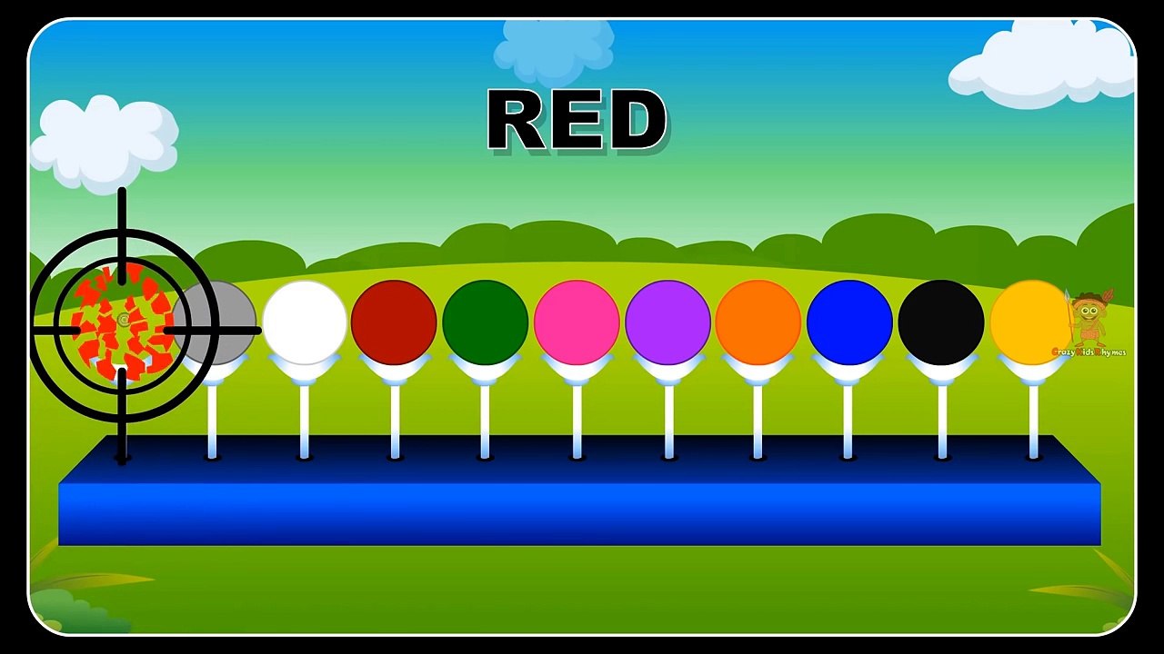 Funny Game Colors Video For Kids Children Toddlers Preschool Babies | Crazy Kids Rhymes