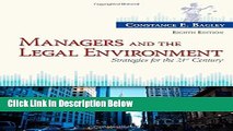 [Best] Managers and the Legal Environment: Strategies for the 21st Century Online Books