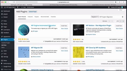 WPEngine Website Migration Tool Demo