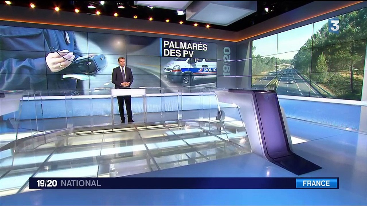 Sécurité routière, le palmarès des procès-verbaux en France - france3