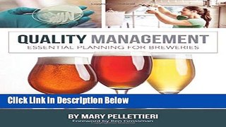 [Fresh] Quality Management: Essential Planning for Breweries New Books