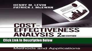 [Fresh] Cost-Effectiveness Analysis: Methods and Applications (1-Off Series) New Books