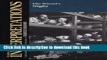 Download Elie Wiesel s Night (Bloom s Modern Critical Interpretations)  Ebook Online