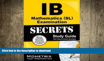 FAVORIT BOOK IB Mathematics (SL) Examination Secrets Study Guide: IB Test Review for the