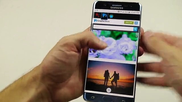 Samsung Galaxy Note 7 Hammer _ Knife Scratch Test