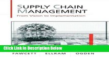 [Reads] Supply Chain Management: From Vision to Implementation Online Ebook