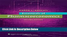 [Fresh] Essentials of Pharmacoeconomics (Point (Lippincott Williams   Wilkins)) New Ebook