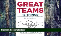 Big Deals  Great Teams: 16 Things High Performing Organizations Do Differently  Best Seller Books