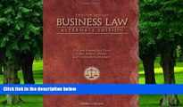 Big Deals  Business Law, Alternate Edition: Text and Summarized Cases  Best Seller Books Most Wanted