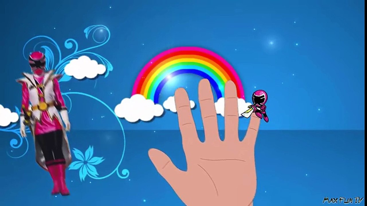 Power Rangers Samurai English - Finger Family Nursery Rhymes - Song for Children