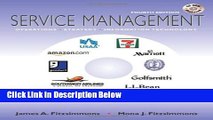 [Best] Service Management: Operations, Strategy, and Information Technology Online Ebook