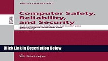 [Fresh] Computer Safety, Reliability, and Security: 25th International Conference, SAFECOMP 2006,