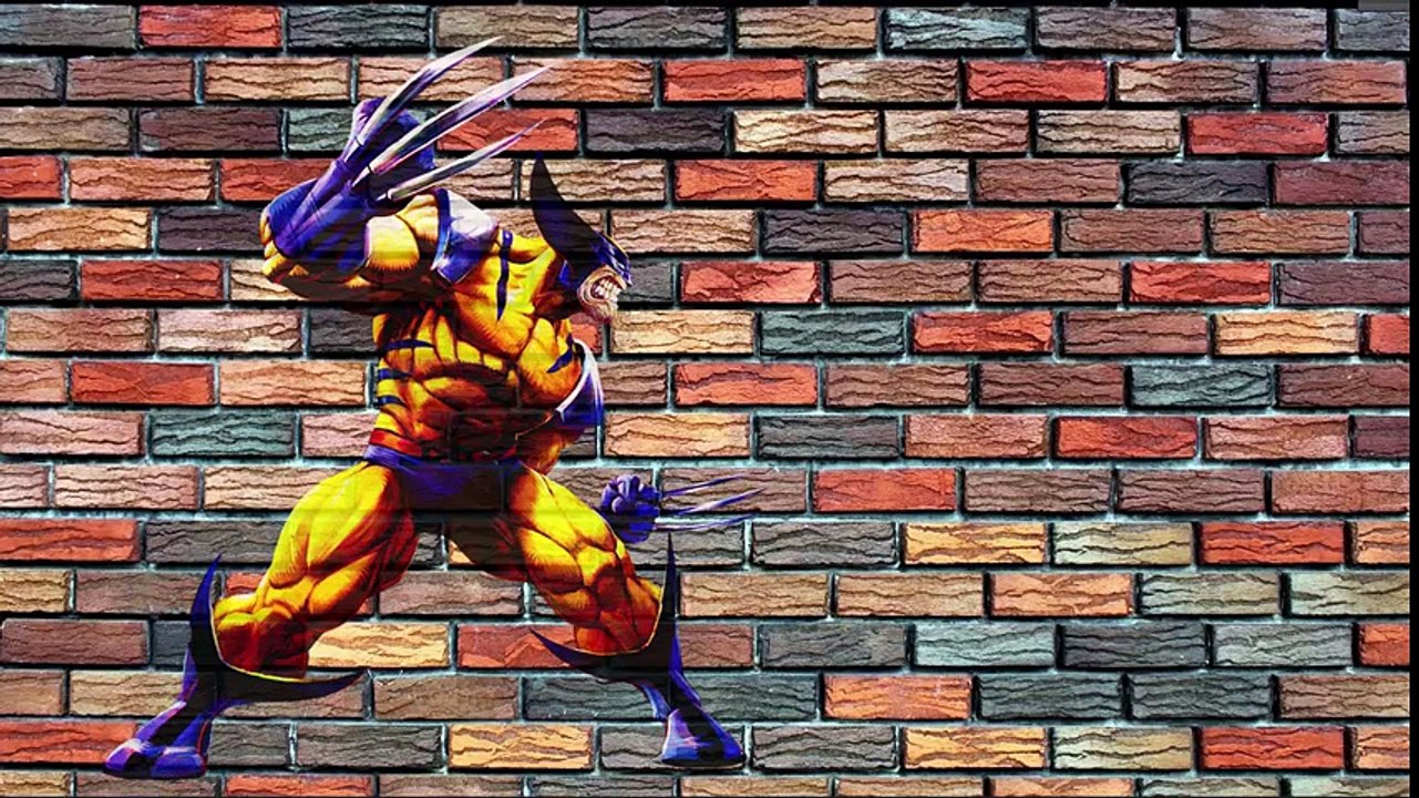 Wolverine English & Painting - Finger Family Nursery Rhymes - Song for Children