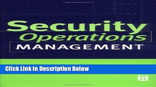[Best] Security Operations Management Free Books