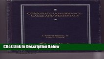 [Reads] Corporate Governance: Cases and Materials Online Books