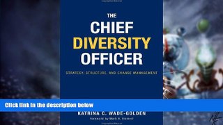 Big Deals  The Chief Diversity Officer: Strategy Structure, and Change Management  Best Seller