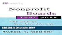 [Fresh] Nonprofit Boards That Work: The End of One-Size-Fits-All Governance New Books