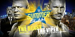 Brock Lesnar vs Randy Orton - WWE SummerSlam 2016 Highlights (RANDY ORTON BLEEDS)