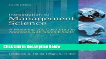 [Reads] MP Introduction to Management Science with Student CD and Crystal Ball passcode card (The