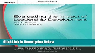 [Reads] Evaluating the Impact of Leadership Development Online Ebook