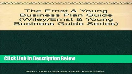 [Fresh] The Ernst   Young Business Plan Guide (Ernst  Young Business Guide Series) New Books